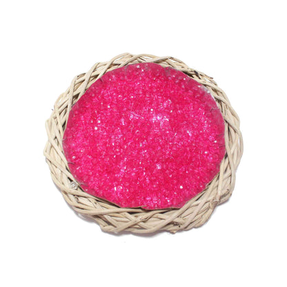 Octagonal Colored Glass Beads for DIY Craft Trousseau Packing, Craft or Decor, 100 Grams