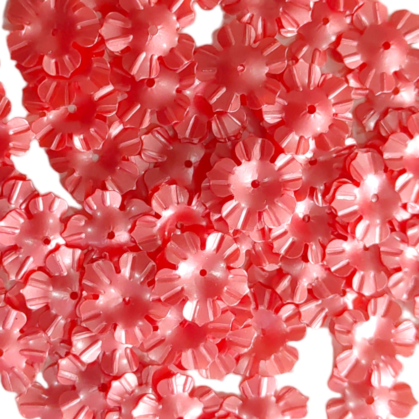 2cm Stylish Flower Shape Plastic Sitara For Craft, Decor or Taxtile- 50 Gram