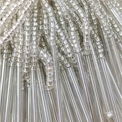 Indian Petals Cheed Beads Glass Tube Light Tassel for Decoration Or Craft
