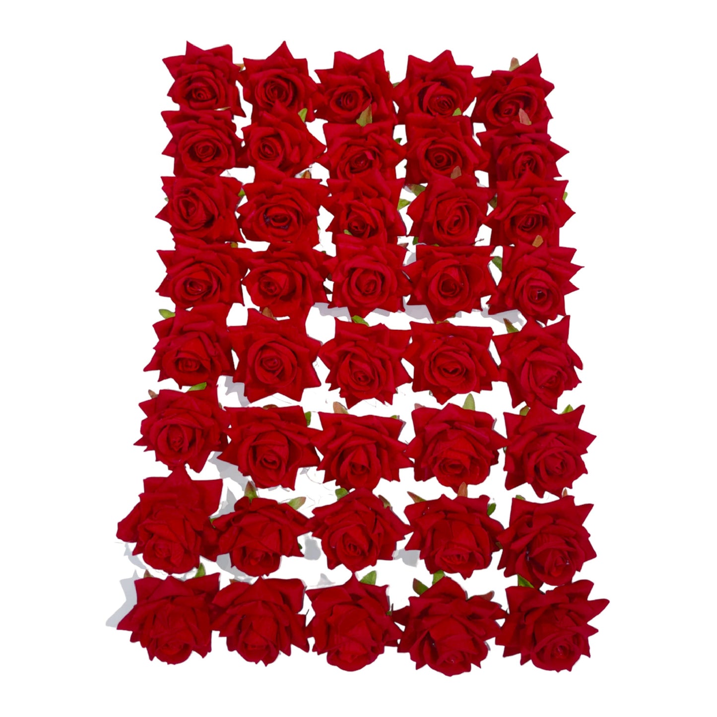 Indian Petals Decorative Artificial Rose Fabric Flower Head for Decor Craft or Textile