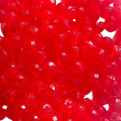 Vibrant Octagonal Glass Beads for DIY Crafts, Trousseau Packing & Rakhi Decorations - 6mm/8mm, Multi-Colors!