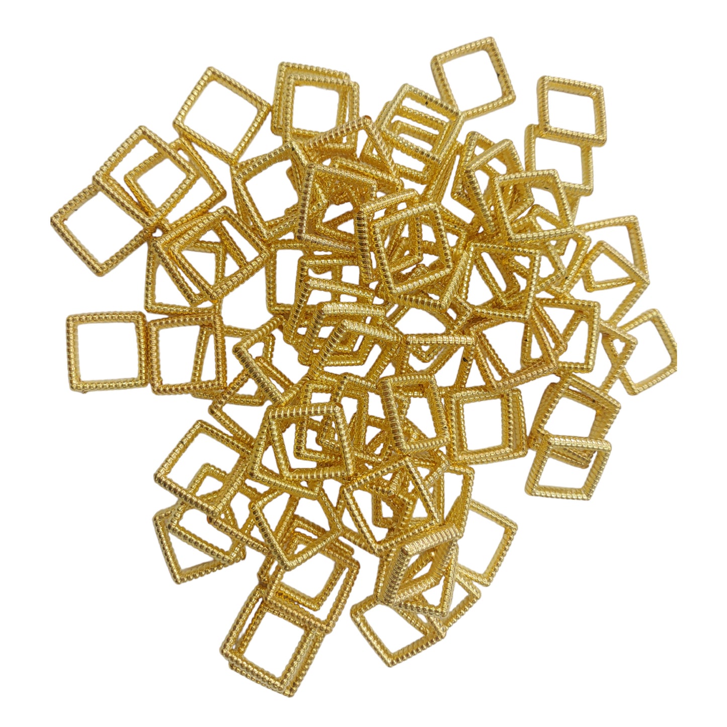 CCB Square Shape Motifs: Perfect for Crafting, Decor, and Jewelry Making - 12mm & 22mm 