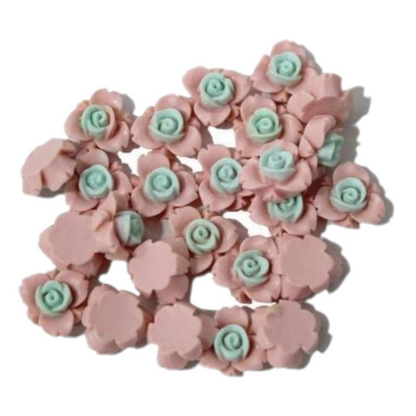 Light-weight Resin Ceramic Paan Flower Motif for Craft Trousseau Packing Decoration - 11588