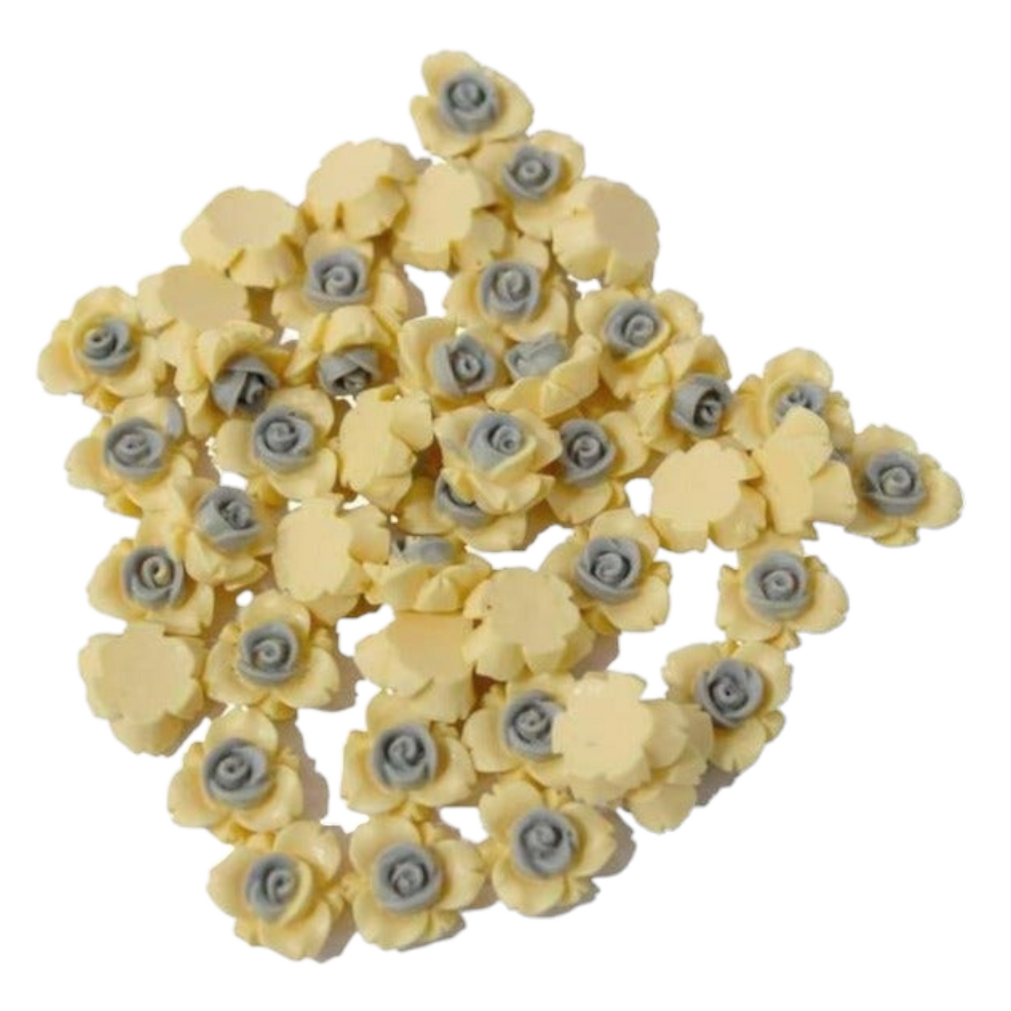 Light-weight Resin Ceramic Paan Flower Motif for Craft Trousseau Packing Decoration - 11588