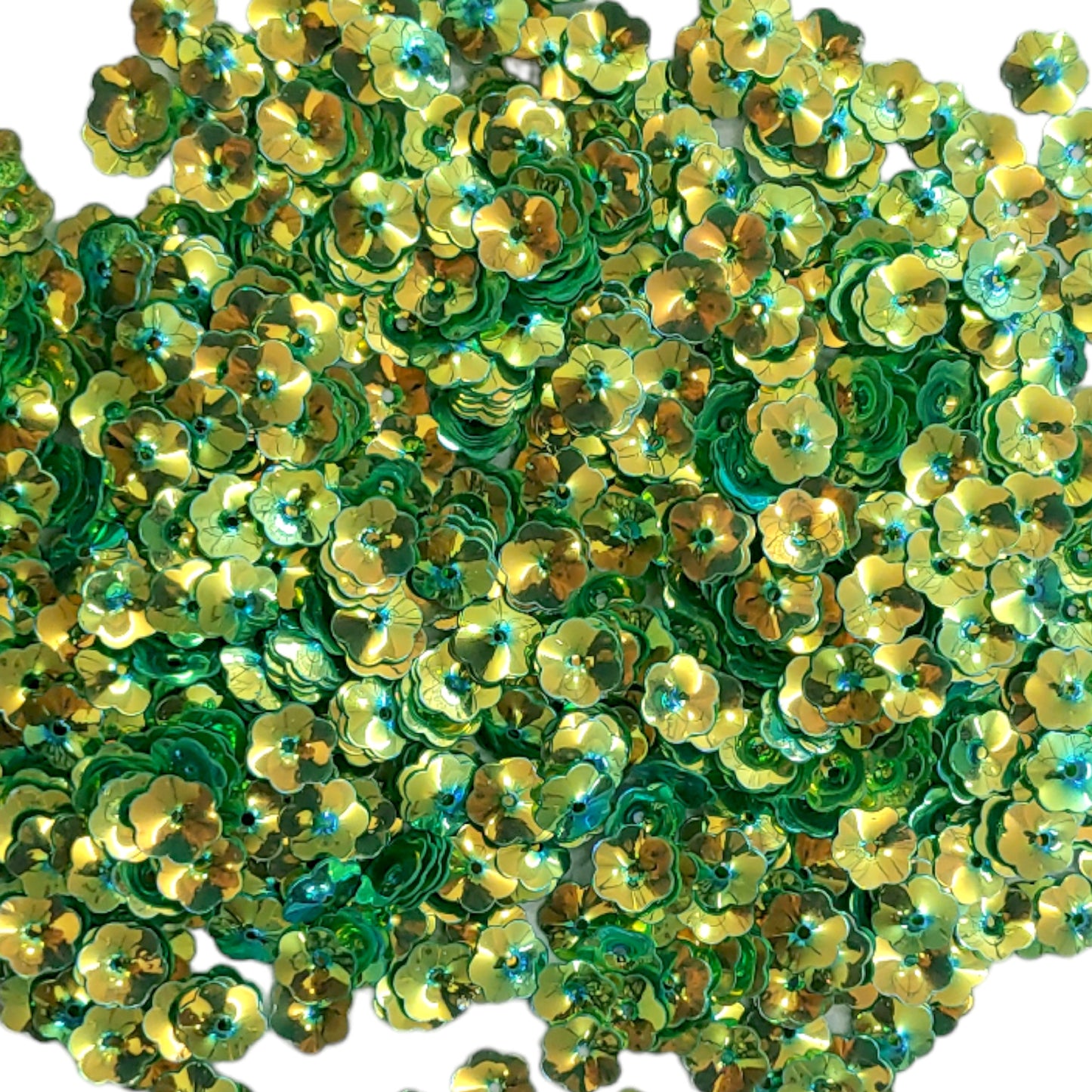 Multicolor Metallic Floral Sequin Sitara Motif for Jewellery Making, Art-Craft, or Decor, 125 Gram, Mix, 7100 Pcs (APX)