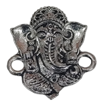Lord Ganesha Multi Design Metal Motif For Craft Or Decor, Rakhi, Mix Pack (50 Pcs, Pack 1)