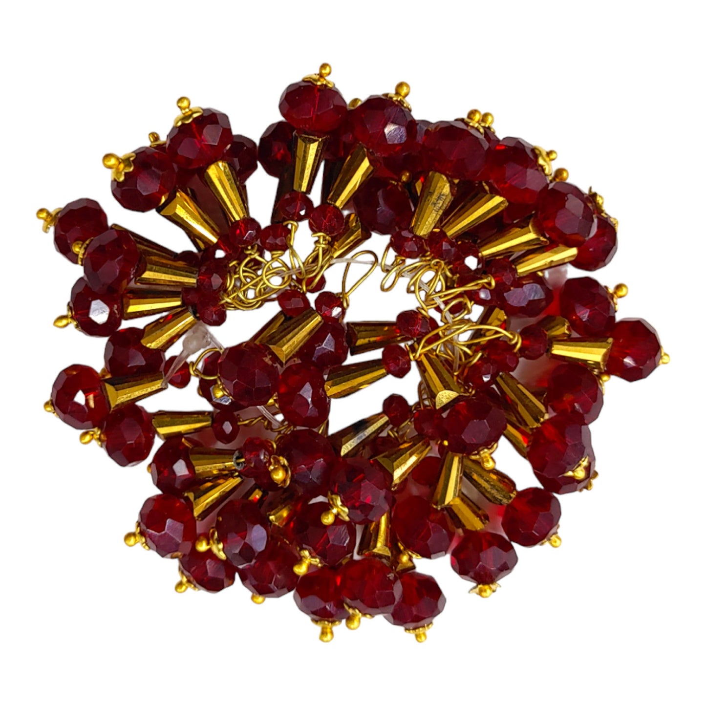 Indian Petals mace-style-colored-crystal-glass-bead-tassels