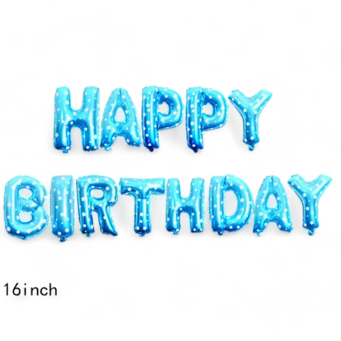 16 Inch Latter Happy Birthday Foil Balloon For Birthday Party Decoration, Party-Room Decor