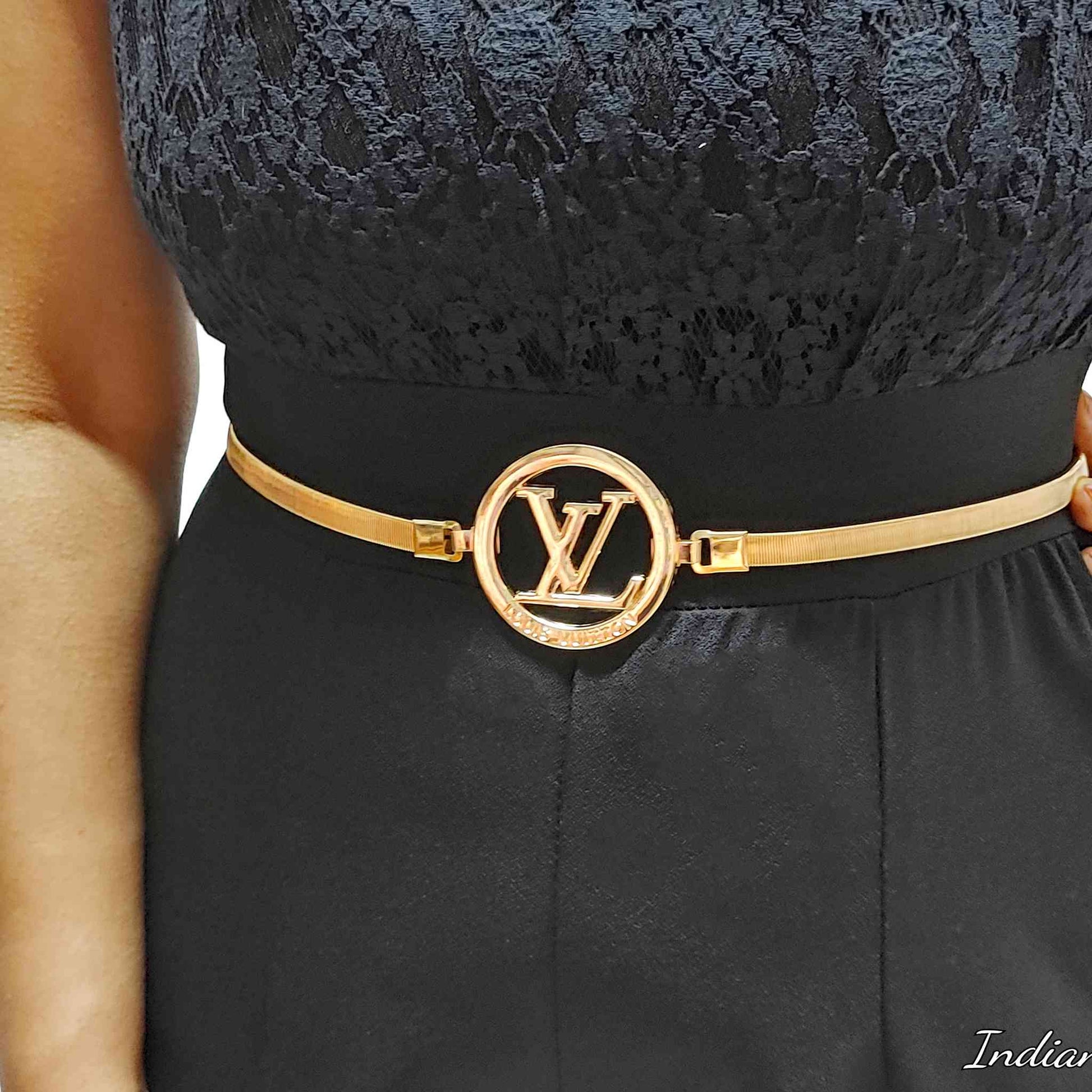 Siza Fashion LV Belt Gray Check Fashion Party Belts For Men