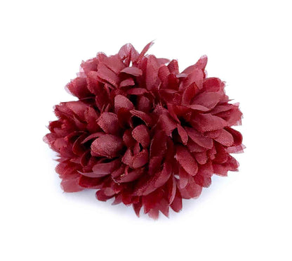 Indian Petals Beautiful Fabric Flowers for DIY Craft, Trouseau Packing or Decoration (Bunch of 12) - Design 20 - Indian Petals