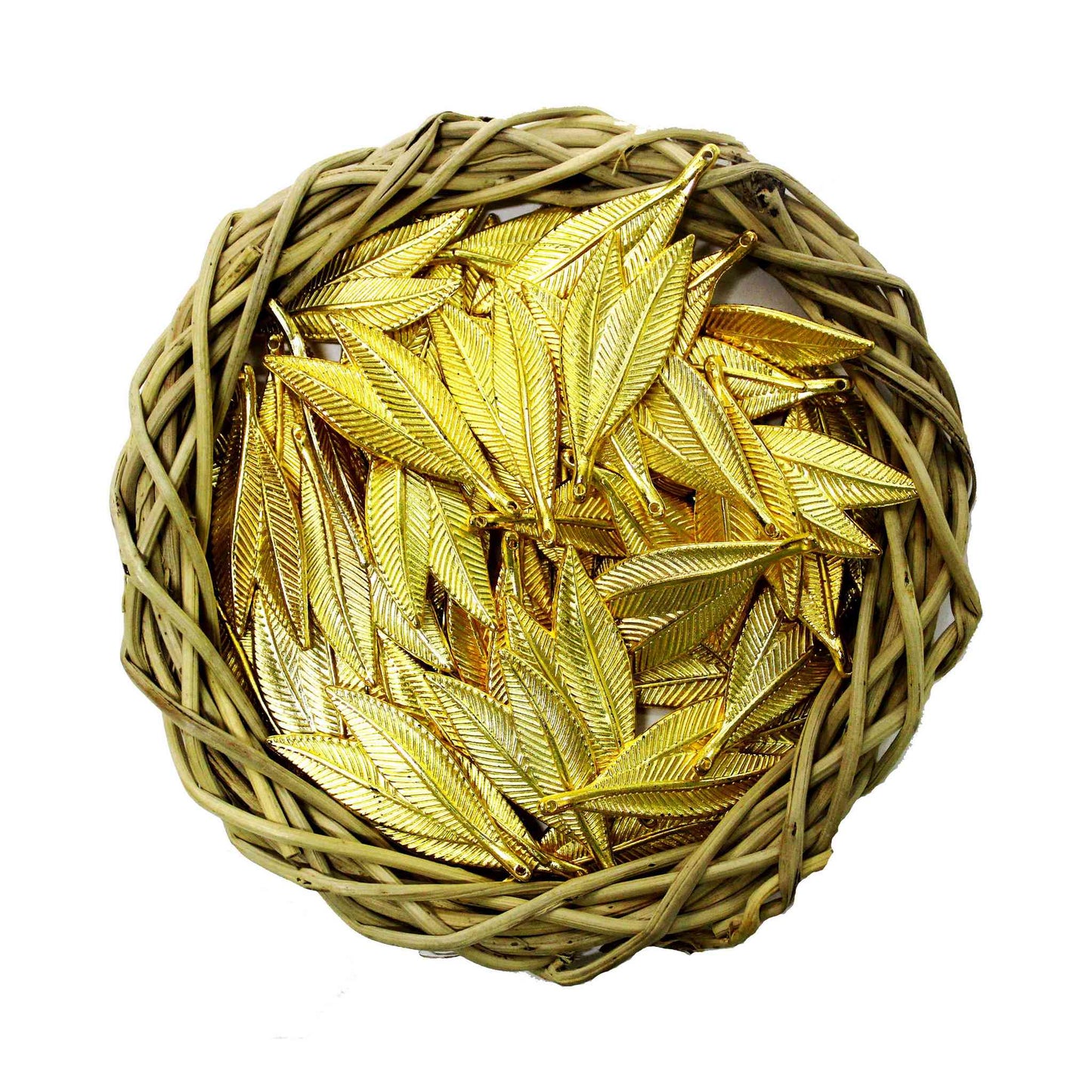 Indian Petals Premium quality Dual Leaf Bead for DIY Craft, Trousseau Packing or Decoration - Design 732 - Indian Petals