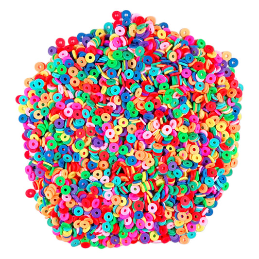 Indian Petals 5mm Mix Color Resin Fimo Beads For Décor or Craft - Mix Pack -11766