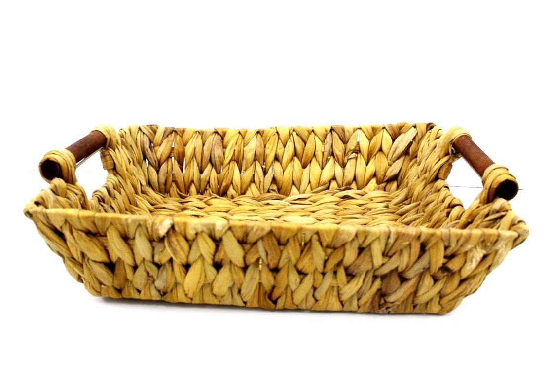 Indian Petals Braided Ethnic Fancy Gift Wedding Gifts or Hamper Packing Big Basket Tray with side Holder - Indian Petals