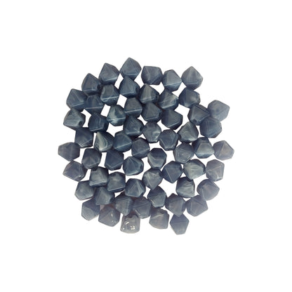 Indian Petals Square Shaped Resin Color Marble Beads Ideal for Jewelry designing and Craft Making or Decor