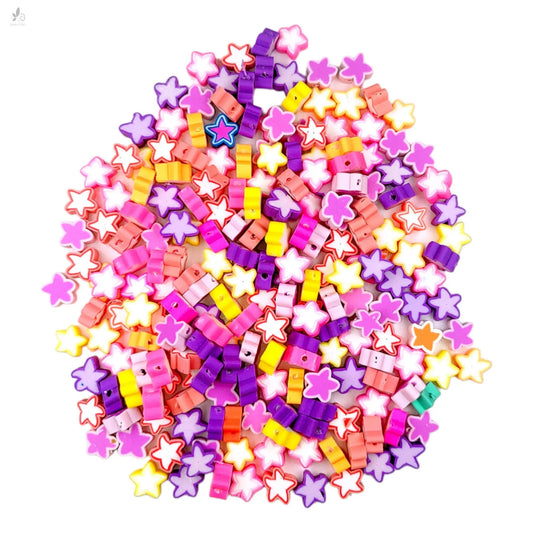 Indian Petals Colorefull Star's Shape Soft Resin Motif For Crafting or Decoration - 13538