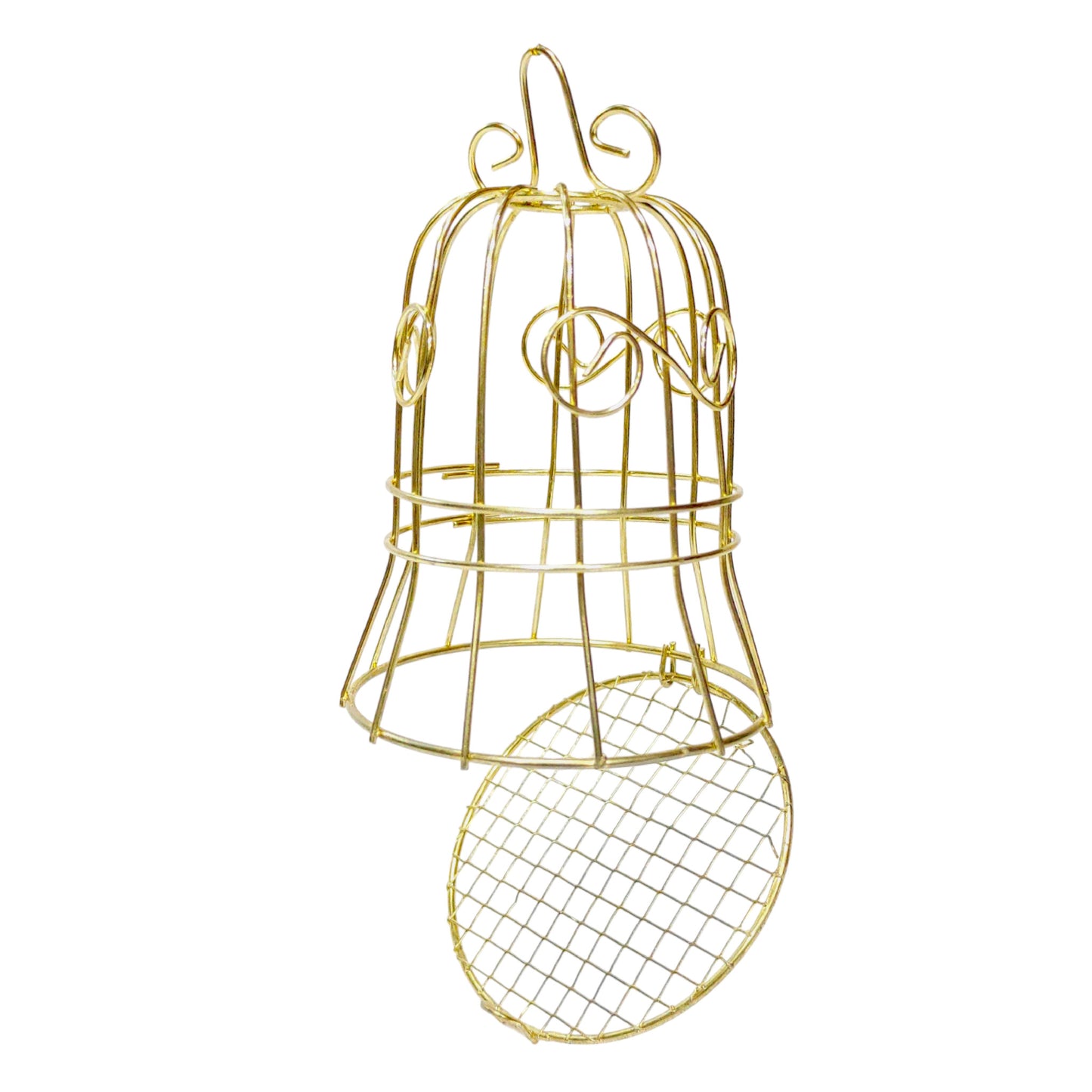 Indian Petals Beautiful Metal Cage for DIY Craft or Decoration, Tea Light Holder Lamp Cage - Indian Petals