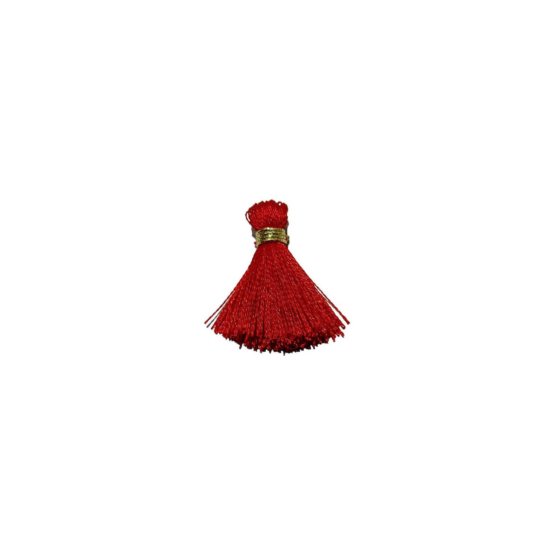 Indian Petals Handmade Mini Thread Fringe Tassel for Craft, Jewelry or Dressing - Design 857