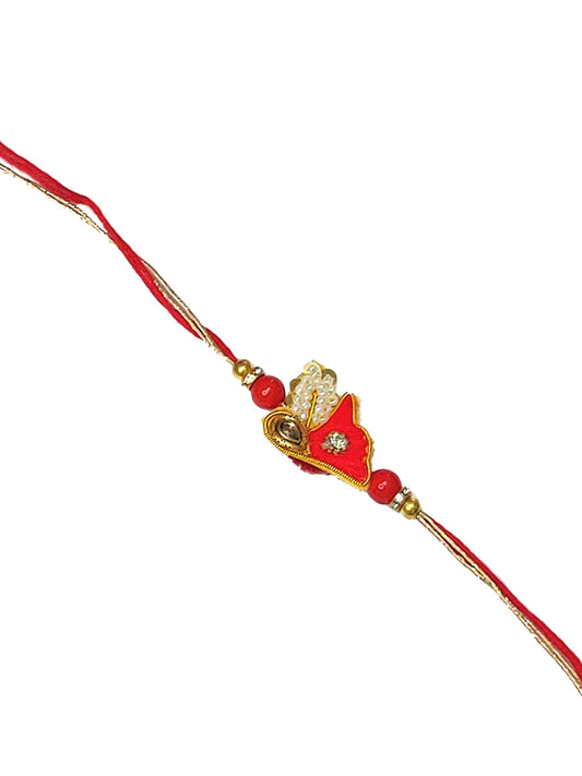 Indian Petals - Traditional Style weightless Rakhi for your Brother